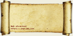 Elma Bošnjaković vizit kartica